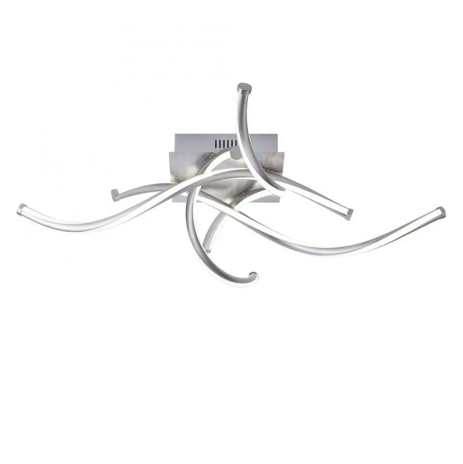 Paul Neuhaus LED Deckenleuchte Wellen 4-flammig dimmbar 36 W B:74 cm< Deckenleuchten|Flurlampen