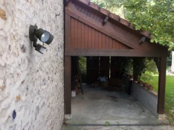 Led Außenleuchten|Moderne Außenleuchten*Eco-Light LED Deckenspot Sensor verstellbar IP54 Schwarz 5000 K