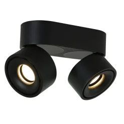 Steinhauer LED Deckenstrahler Metall Schwarz L:16,1 cm 2-flammig< Led Lampen|Spots