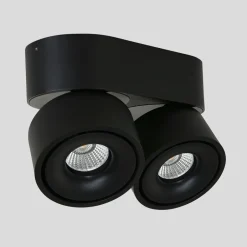 Steinhauer LED Deckenstrahler Metall Schwarz L:16,1 cm 2-flammig< Led Lampen|Spots