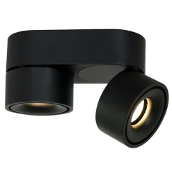 Steinhauer LED Deckenstrahler Metall Schwarz L:16,1 cm 2-flammig< Led Lampen|Spots