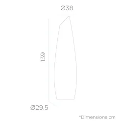 Metall Lampen|Wegeleuchten*Newgarden LED Dekolampe Garten Farbwechsel dimmbar 140cm IP65 Akku