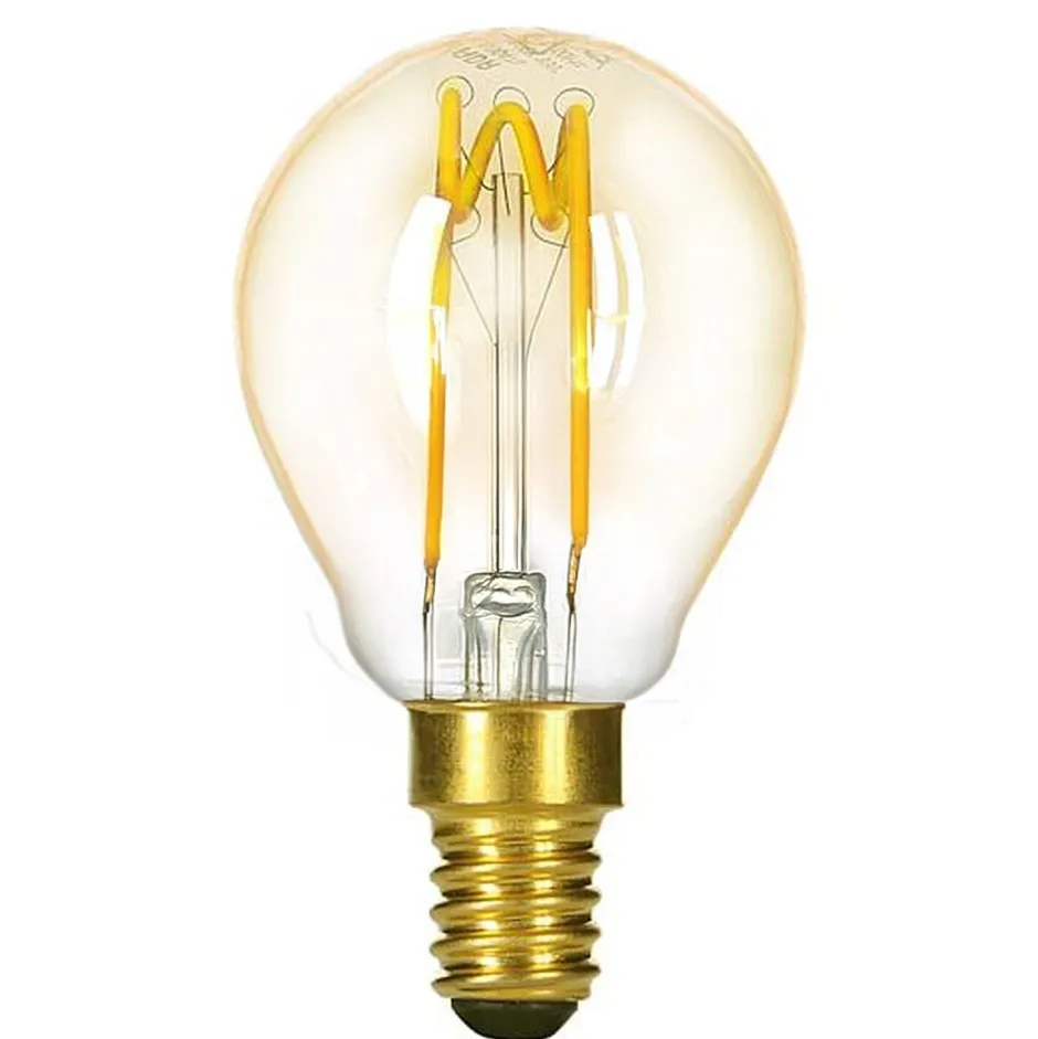 eltric K Heckel GmbH LED Edison Lampe E14 warmweißes Licht 1800 K dimmbar - LM137< Leuchtmittel