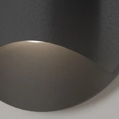 Metall Lampen|Led Außenleuchten*Maytoni LED Einbauleuchte Wand Aluminium Ø 6,2 cm IP65 Schwarz