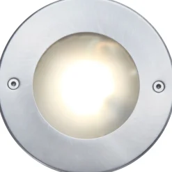 Eco-Light LED Einbaustrahler Aluminium IP67 rund Ø12 cm Nickel< Led Außenleuchten|Moderne Außenleuchten