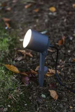 Metall Lampen|Led Außenleuchten*Eco-Light LED Gartenstrahler Aluminium verstellbar Erdspieß IP54