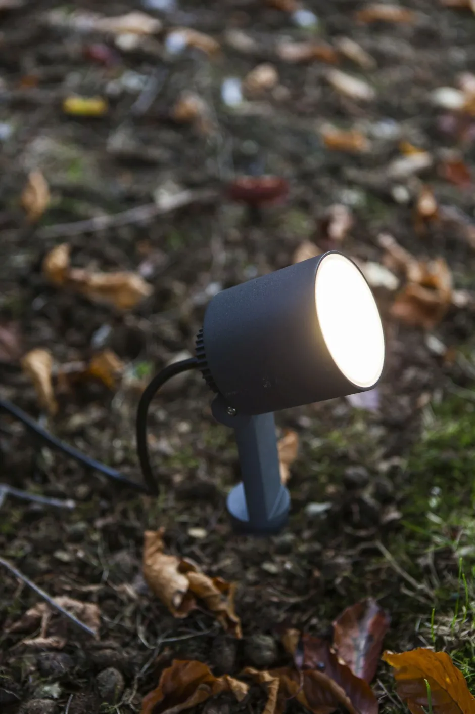 Metall Lampen|Led Außenleuchten*Eco-Light LED Gartenstrahler Aluminium verstellbar Erdspieß IP54
