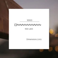 Außenlichterketten|Solarleuchten*Newgarden LED Girlande außen Solar IP44 2100 K 100 cm lang