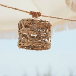 Newgarden LED Girlande Garten 5m lang IP44 Jute Seegras 2700 K< Außenlichterketten|Dekolampen Außen