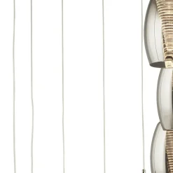 Wohnzimmerlampen|Esszimmer Lampen*Searchlight LED Hängelampe Chrom Rauchgrau 3000 K 1705 lm Metall