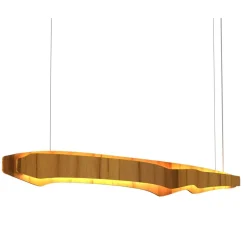 Elstead LED Hängelampe Esstisch Teakholz Furnier 140 cm lang XXL< Hängelampen|Bürolampen