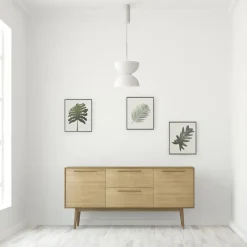 Hängelampen|Led Lampen*Maytoni LED Hängelampe Metall Glas D: 22 cm H: max. 350 cm Weiß