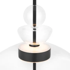 Maytoni LED Hängelampe Metall Glas H: max. 358 cm Schwarz BRUNO< Hängelampen|Led Lampen