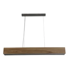 Searchlight LED Hängelampe Metall Holz 1404 lm 115 cm lang wohnlich< Wohnzimmerlampen|Esszimmer Lampen