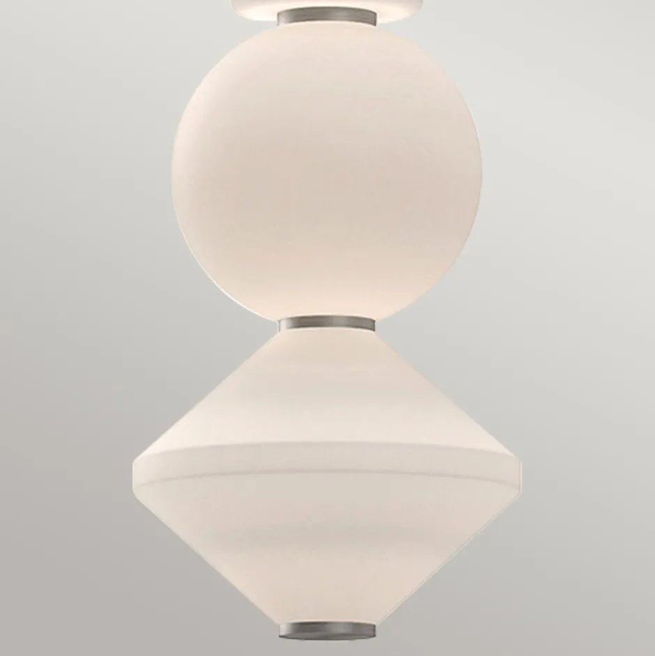 Hängelampen|Led Lampen*Elstead LED Hängelampe Modern verstellbar Glas Metall blendarm 3000K