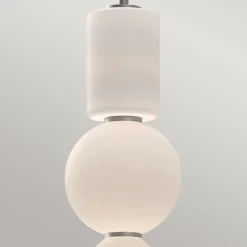 Hängelampen|Led Lampen*Elstead LED Hängelampe Modern verstellbar Glas Metall blendarm 3000K