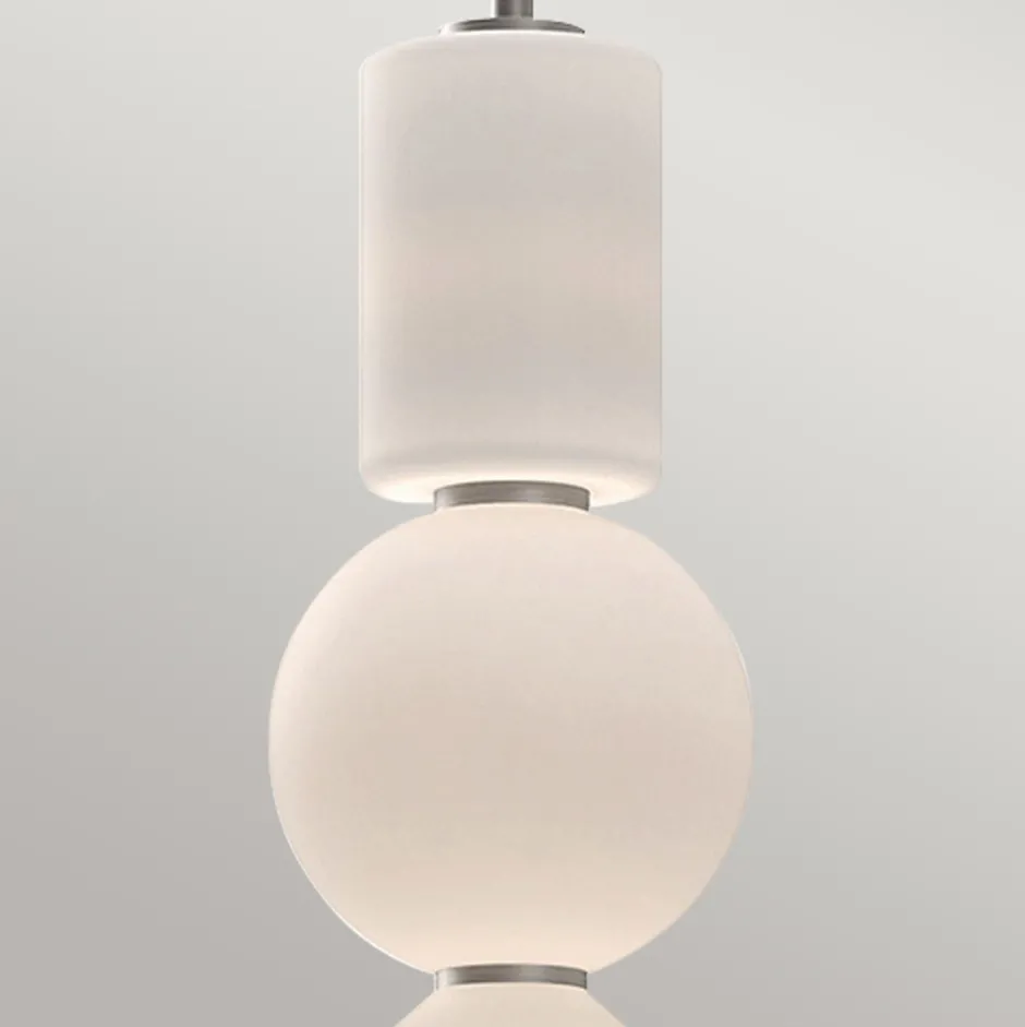 Hängelampen|Led Lampen*Elstead LED Hängelampe Modern verstellbar Glas Metall blendarm 3000K