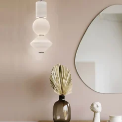 Hängelampen|Led Lampen*Elstead LED Hängelampe Modern verstellbar Glas Metall blendarm 3000K