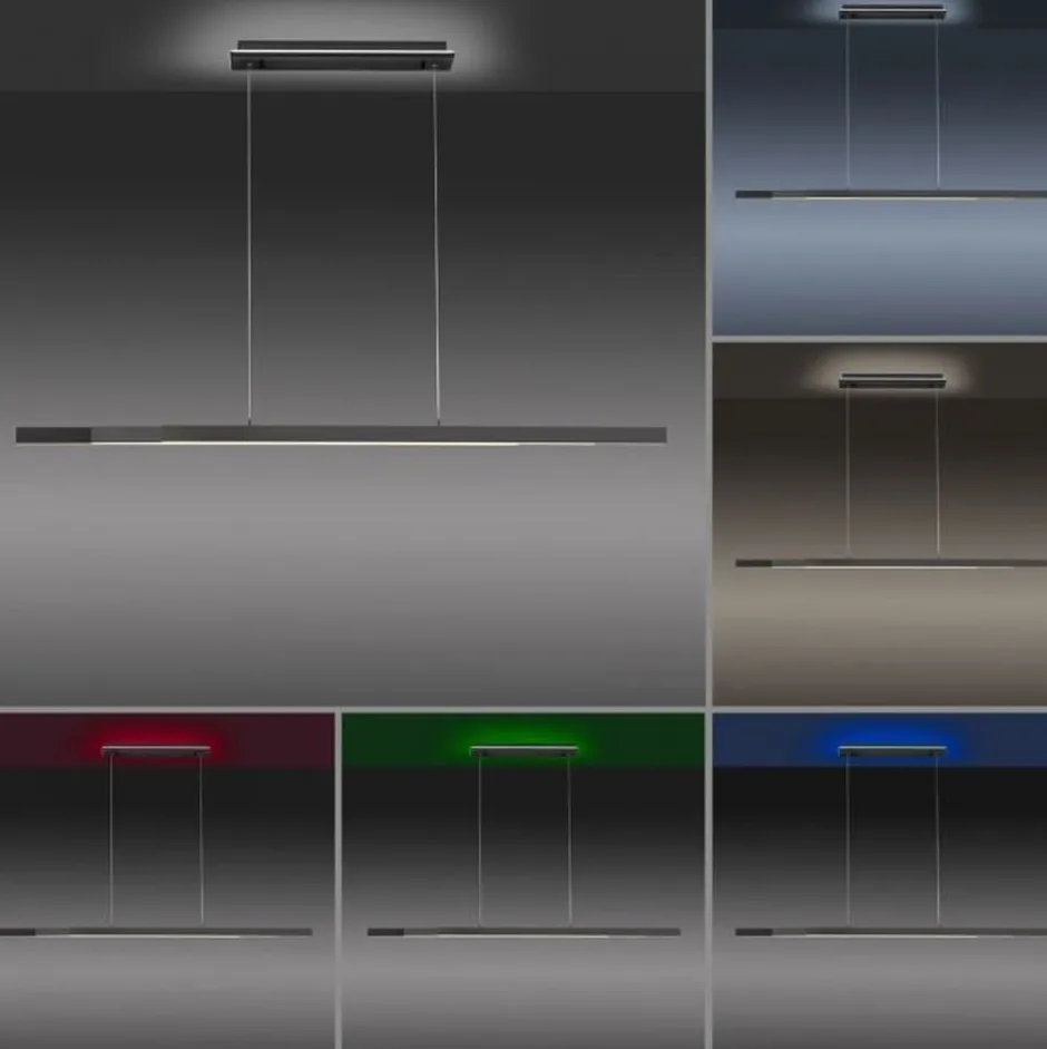 Hängelampen|Bürolampen*Paul Neuhaus LED Hängelampe RGB Farbtemperaturwechsel 179 cm dimmbar