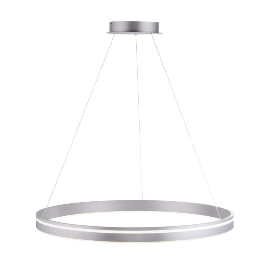 Paul Neuhaus LED Hängelampe Ring in Stahl Ø79 cm 7000 lm dimmbar< Hängelampen|Bürolampen