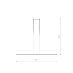 Nowodvorski LED Hängelampe Schwarz 4000 K B: 150 cm länglich neutralweiß< Hängelampen|Led Lampen