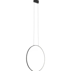 Hängelampen|Led Lampen*Nowodvorski LED Hängelampe Schwarz 3000 K 660 lm Metall Ø 60 cm Ring