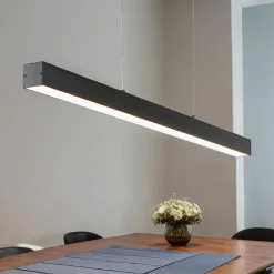 Easylight LED Hängelampe Schwarz Metall dimmbar L: 100 cm Modern< Wohnzimmerlampen|Metall Lampen
