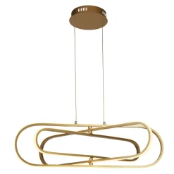 Searchlight LED Hängeleuchte in Gold 3000/4500/6500 K B: 80 cm< Hängelampen|Led Lampen