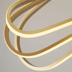 Searchlight LED Hängeleuchte in Gold 3000/4500/6500 K B: 80 cm< Hängelampen|Led Lampen