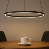 Easylight LED Hängeleuchte Metall Ring Ø 45 cm Schwarz 4000 K 600 lm< Hängelampen|Led Lampen