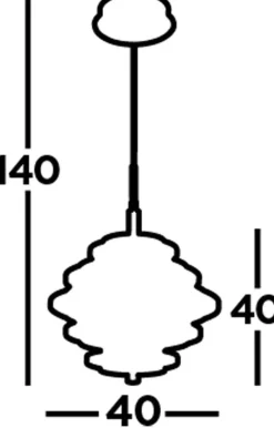 Searchlight LED Hängeleuchte Schwarz Gold 2700 K rund Ø 40 cm Metall< Hängelampen|Led Lampen