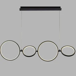 Searchlight LED Hängeleuchte Schwarz Weiß B: 109 cm groß 3000 K< Hängelampen|Led Lampen