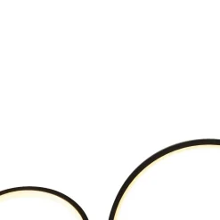 Searchlight LED Hängeleuchte Schwarz Weiß B: 109 cm groß 3000 K< Hängelampen|Led Lampen