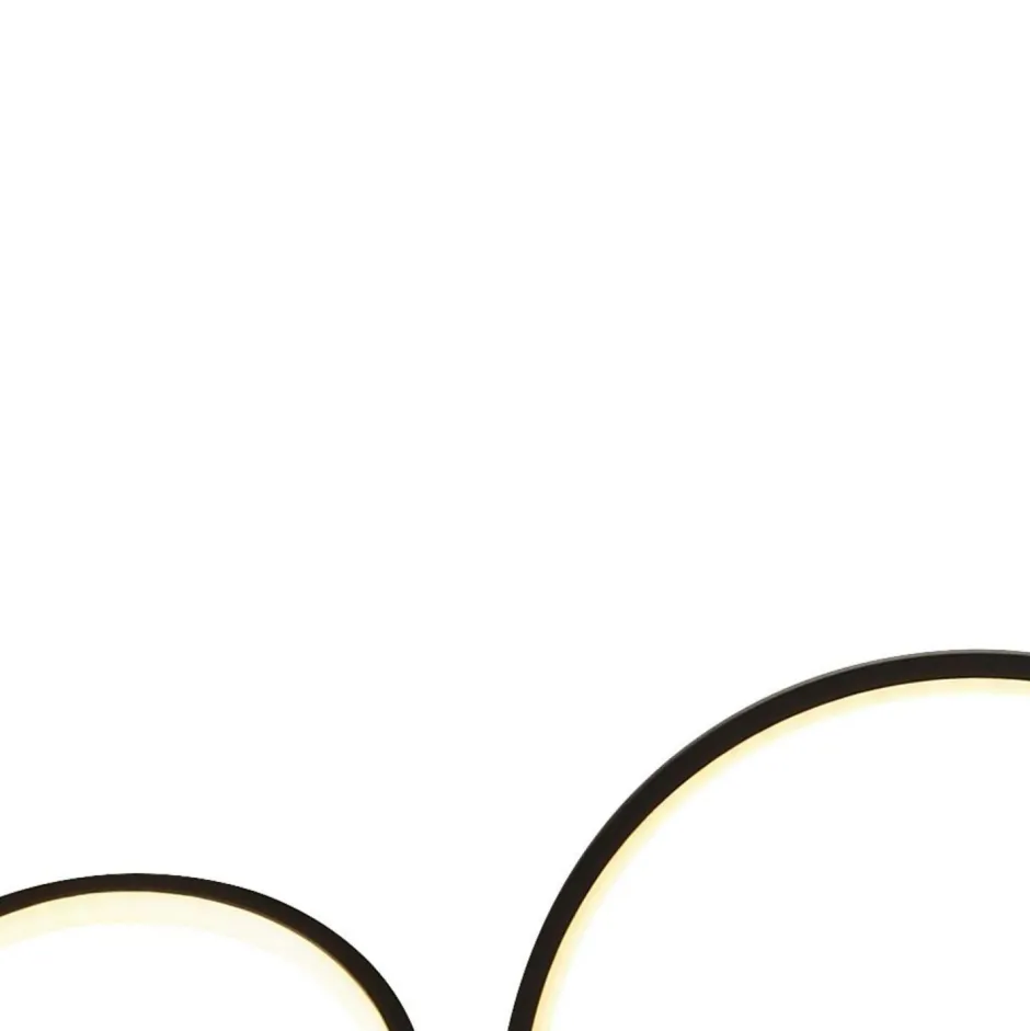 Searchlight LED Hängeleuchte Schwarz Weiß B: 109 cm groß 3000 K< Hängelampen|Led Lampen