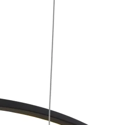 Hängelampen|Led Lampen*Searchlight LED Kronleuchter Schwarz matt Metall 3000 K 1944 lm