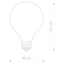 Leuchtmittel*Nowodvorski LED Leuchtmittel E27 rund 300 K 840 lm Matt - LM109