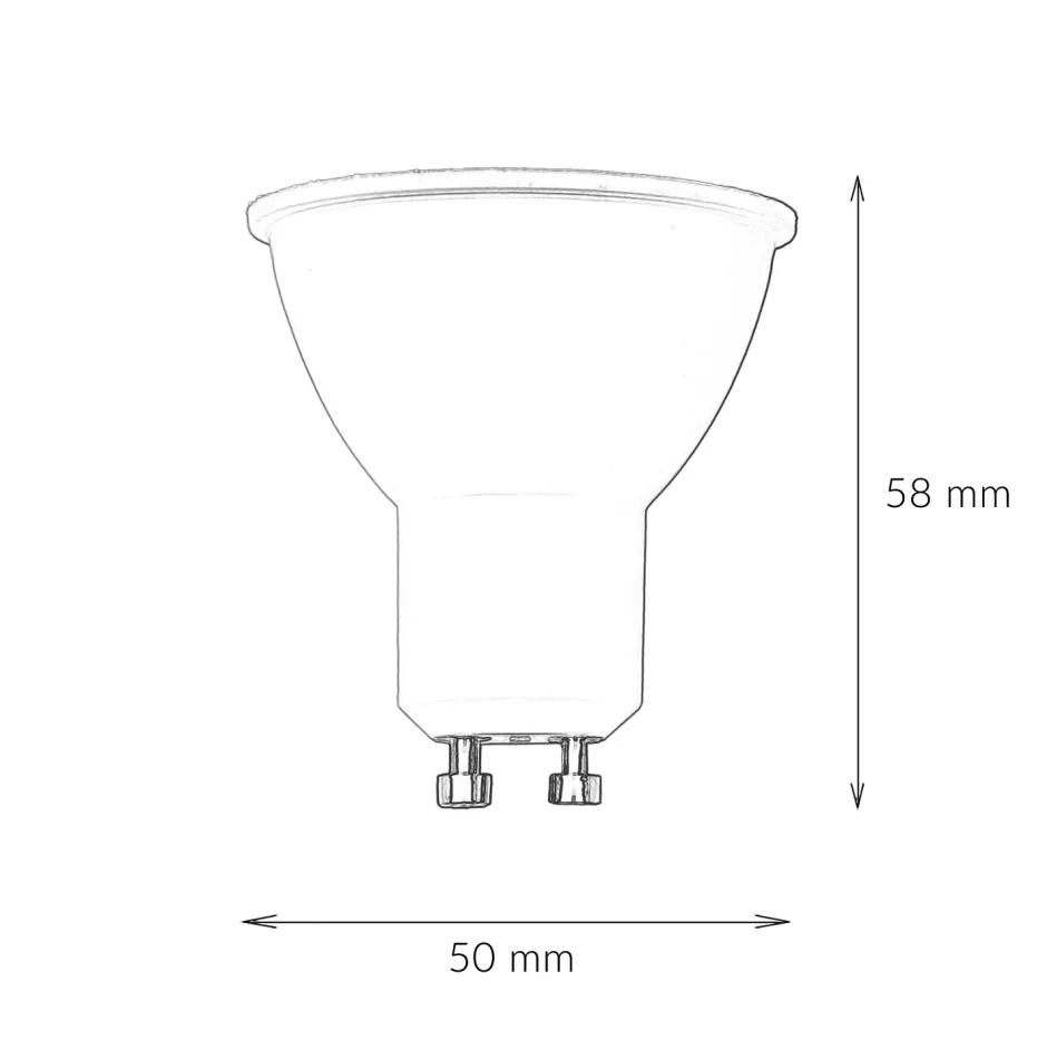 Easylight LED Leuchtmittel GU10 Fassung 3 Watt 3000 K 260 lm - LM10048< Leuchtmittel
