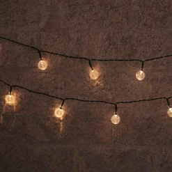 Außenlichterketten|Solarleuchten*Newgarden LED Lichterkette außen Solar IP44 266,6 cm lang 1800 K