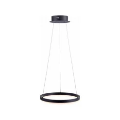 Hängelampen|Bürolampen*Paul Neuhaus LED Pendelleuchte Anthrazit warmweiß 3000 K Ø40 cm Ring