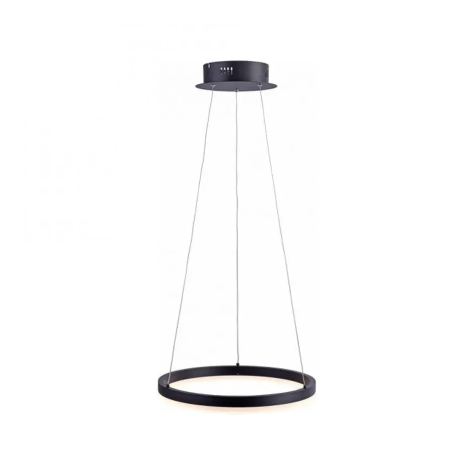 Hängelampen|Bürolampen*Paul Neuhaus LED Pendelleuchte Anthrazit warmweiß 3000 K Ø40 cm Ring