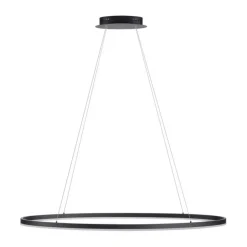 Hängelampen|Bürolampen*Paul Neuhaus LED Pendelleuchte Anthrazit oval 3000 K 118 cm dimmbar