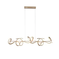 Hängelampen|Bürolampen*Just Light LED Pendelleuchte dimmbar 10 W 3000 K in Messing matt