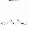 Trio Reality LED Pendelleuchte in Chrom dimmbar L:81 cm 37 W 4500 lm< Hängelampen|Bürolampen