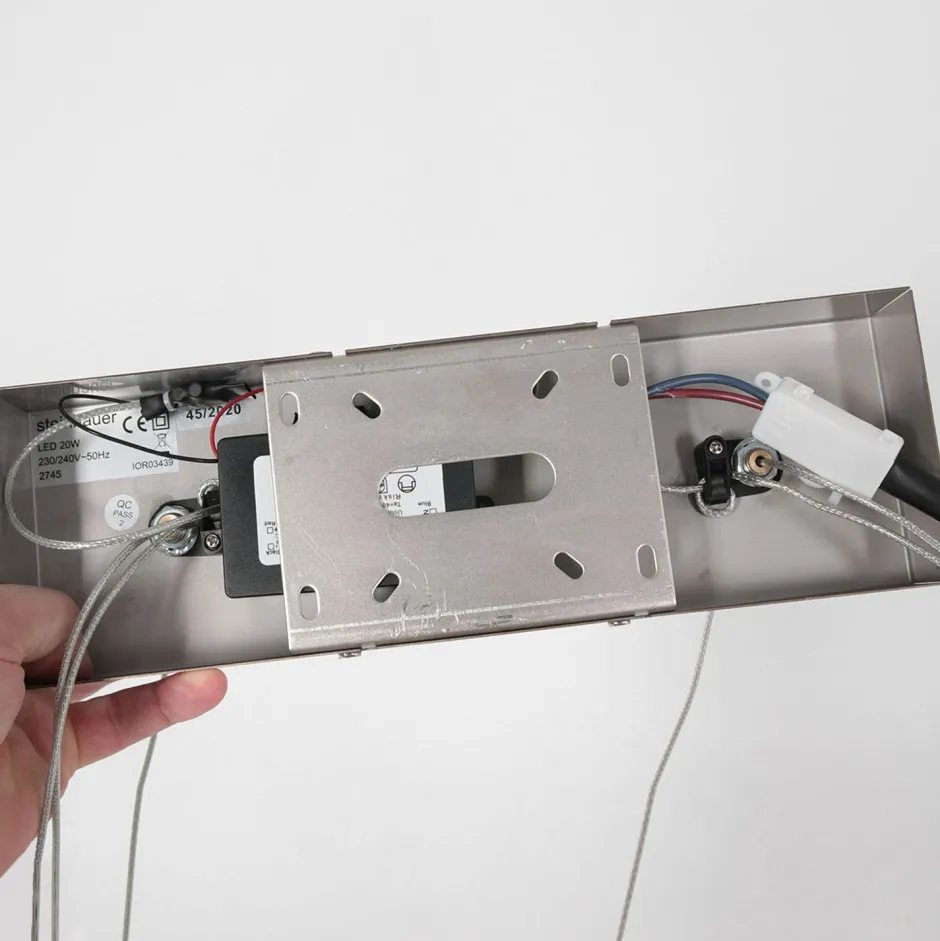 Hängelampen|Led Lampen*Steinhauer LED Pendelleuchte in Stahl L:114 cm 20 W 2700 K Modern