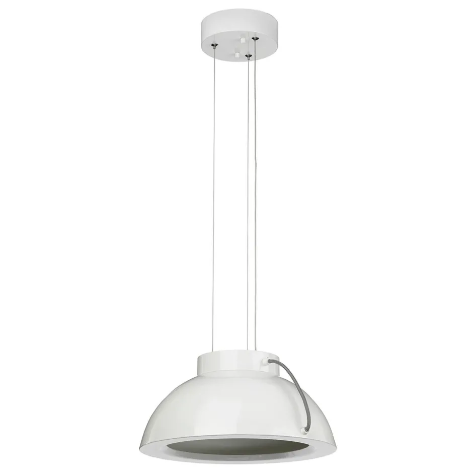 Hängelampen|Led Lampen*Elstead LED Pendelleuchte KOPPLA Weiß Ø35cm dimmbar Lampe