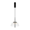Maytoni LED Pendelleuchte Metall Glas H: max. 348 cm Schwarz< Hängelampen|Led Lampen