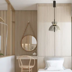 Hängelampen|Led Lampen*Maytoni LED Pendelleuchte Metall Rauchglas H: max. 348 cm BRUNO