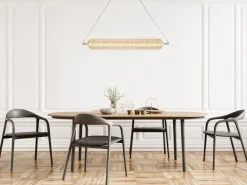 Searchlight LED Pendelleuchte Metall in Messing 42 W 3000 K 108 cm< Bürolampen|Wohnzimmerlampen