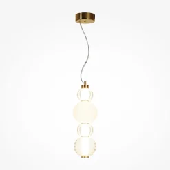 Maytoni LED Pendelleuchte Metall Glas B: 14,7 cm H: max. 169 cm< Led Lampen|Kugellampen