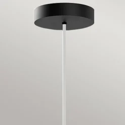 Elstead LED Pendelleuchte Schwarz Weiß verstellbar aus Metall Glas< Hängelampen|Led Lampen